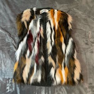 Anthropologie Fur Vest